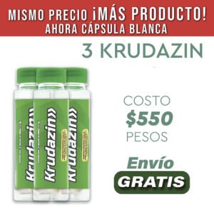 3 Frascos de Krudazin