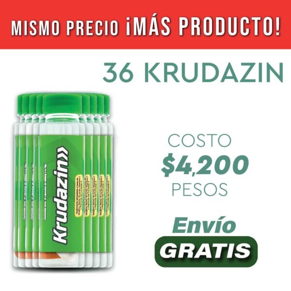 36 Frascos de Krudazin