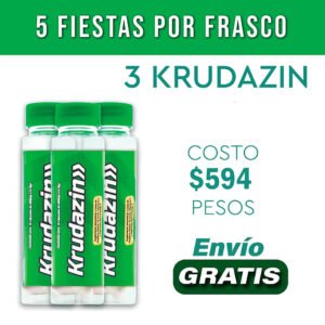 3 Frascos de Krudazin