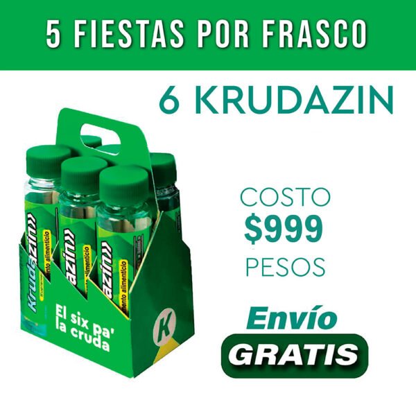 6 Frascos de Krudazin